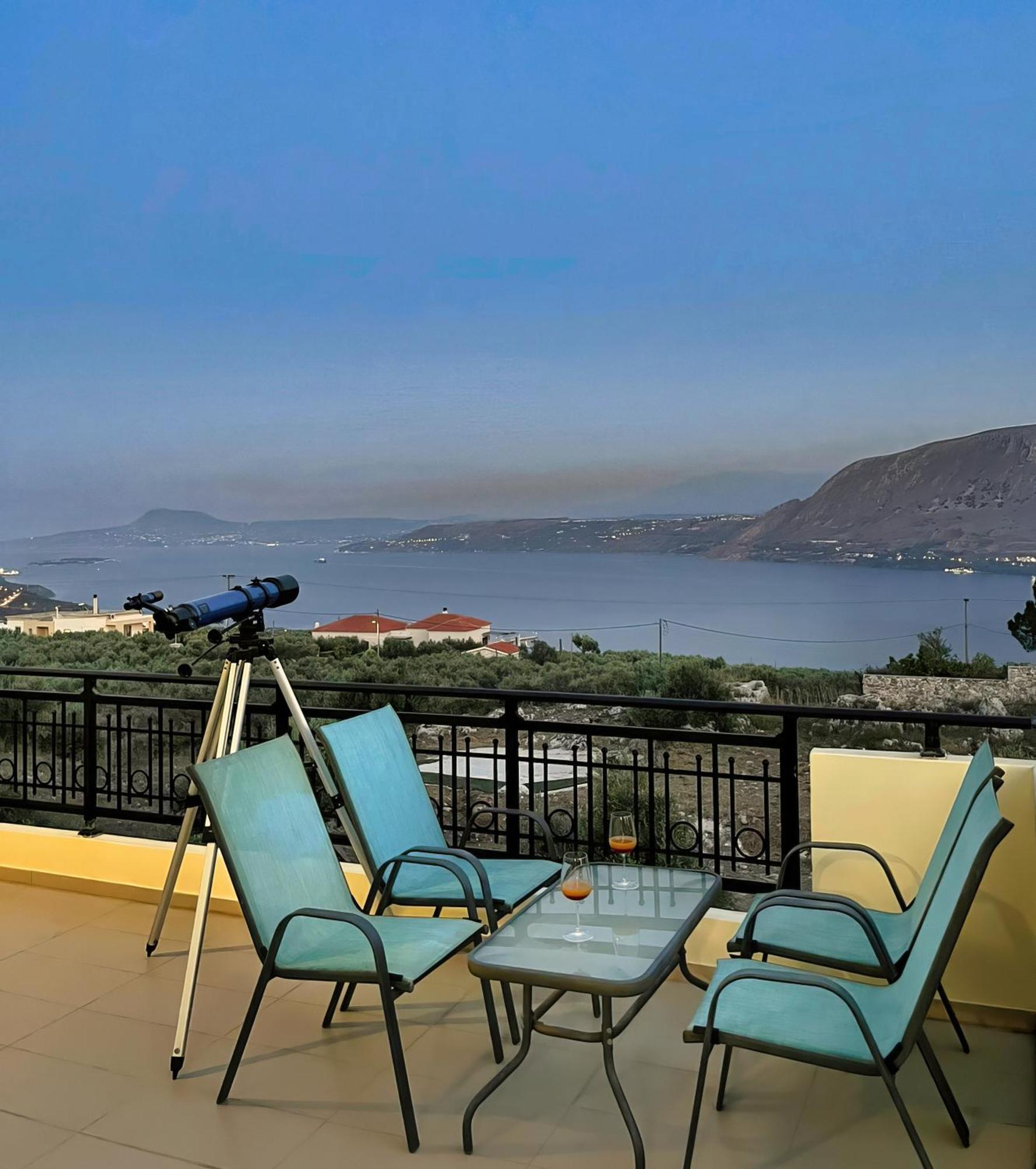 Souda Bay View With Private Pool Near Chania City Extérieur photo